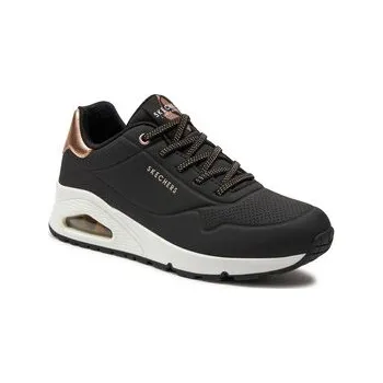 Dámská obuv Skechers Sneakersy Uno Shimmer Away 155196/BLK Černá 35