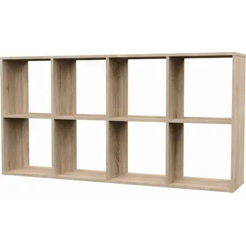 Knihovna Regál Manja 2x4 dub sonoma