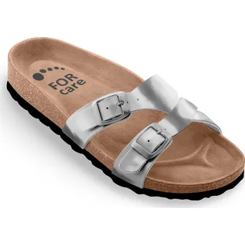 Dámská zdravotní obuv Obuv zdravotní FORcare 212163 stříbrná lesk Velikost: 36