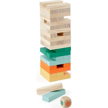 Dřevěná hračka Ostaria Hra dřevěná věž