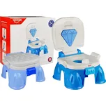 Hrací nočník s diamantem 3v1 modrý