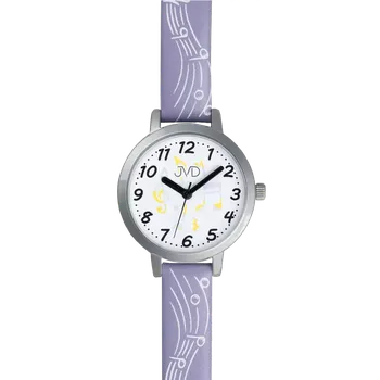 Hodinky JVD Dětské dívčí hudební hodinky s notami JVD J7222.1 pro malé hudebníky