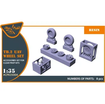 Plastikový model Clear Prop models 1/35 TB.2 wheel set (CL.PROP)