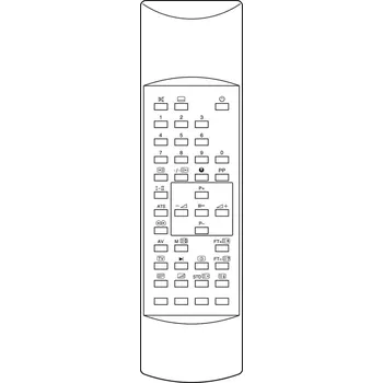 Dálkový ovladač TESLA RR103 - dálkový ovladač - duplikát