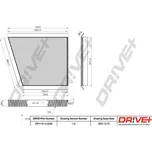 Filtr, vzduch v interiéru Dr!ve+ DP1110.12.0239