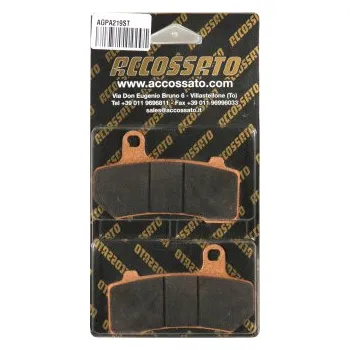 Brzda pro motocykl Brzdové destičky ACCOSSATO AGPA219 ST