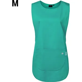 Kuchyňská zástěra G.Gastro KARLOWSKY | Šatová zástěra Essential - smaragdově zelená - velikost: M