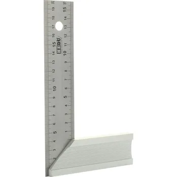 Úhloměr Hedue úhelník hliníkový 200mm