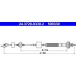 Tazne lanko, ovladani spojky ATE 24.3728-0330.2