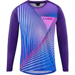 Cube dres VERTEX ROUND NECK L/S blue pink - S