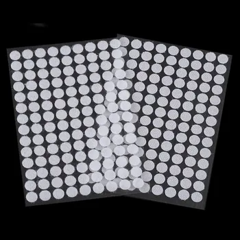 Zip Suchý zip samolepicí kolečka Ø10 mm, 63 párů - bílý