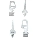 Sada plastových háčků na závěsy a záclony do kabiny, pro MAN/IVECO/VOLVO