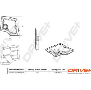 Hydraulický filtr Hydraulický filtr, automatická převodovka Dr!ve+ DP1110.14.0023