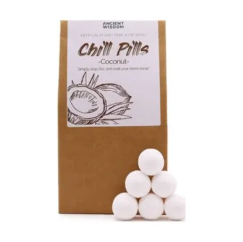 bomba do koupele Šumivé tablety do koupele - dárkové balení - Kokos