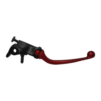Adjustable folding lever ACCOSSATO aluminium, master cylinder červená LV013R-RST