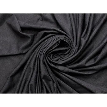 Snový svět Konopný úplet černý - jednolíc