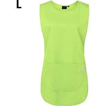 Kuchyňská zástěra G.Gastro KARLOWSKY | Šatová zástěra Essential - kiwi - velikost: L