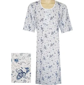 Dámské noční prádlo Dámská Noční Košile FOLTÝN DK146 Velikost: S, Materiál: Krátký rukáv