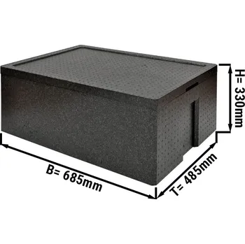 Dóza na potraviny G.Gastro Thermobox Maxi - 71,7L | Izolační box | Polystyrenový box | Polibox | Ohřívací box