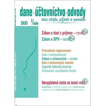 Dane, účtovníctvo, odvody 2-2020