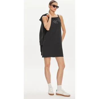 Dámské šaty Calvin Klein Jeans Letní šaty J20J223528 Černá Regular Fit S