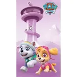 Jerry Fabrics Paw Patrol AYM074956 plážová osuška fialová 70x140