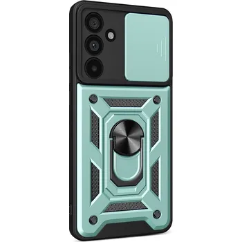 Pouzdro na mobilní telefon Slide odolný kryt na Samsung Galaxy M55 5G - zelený