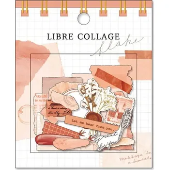 samolepka Mind Wave Samolepky Mind Wave, kolekce Libre Collage - Terracotta