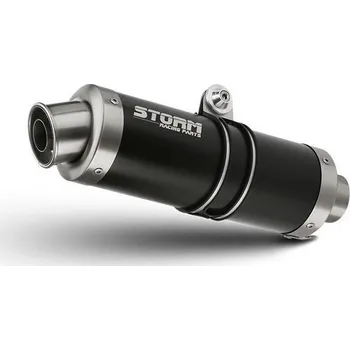 Auto-moto Výfuk kompletní 4x2x1 STORM GP H.055.LXSB Černá ocel