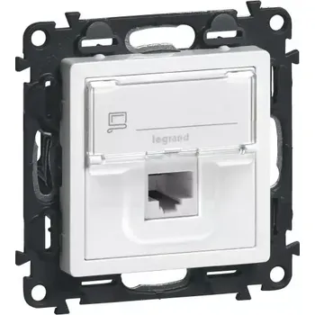 Elektrická zásuvka zásuvka 75C5UB1 RJ45 Cat.5e UTP Valena Life bílá