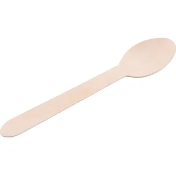 Příbor Lžíce MagicHome Woodline ECO dřevěná, 10ks