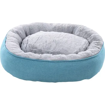 Pelíšek pro psa Flamingo Isidoor Kulatý pelíšek Modrá 50cm