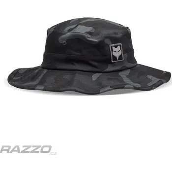 Klobouk Pánský klobouk FOX Base Over Sun Hat Black Camo L - XL