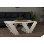 Designový konferenční stolek Abene 110 cm bílý