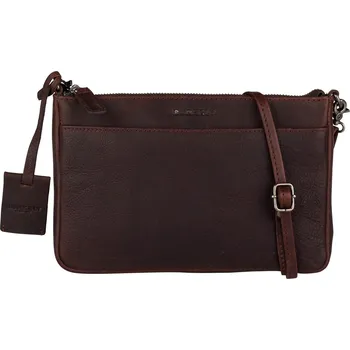 Kabelka Dámská crossbody kožená kabelka Burkely Linda - hnědá