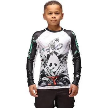 Rashguard Tatami fightwear DĚTSKÝ rashguard Tatami GENTLE PANDA - dlouhé rukávy Velikost: 7-8 let