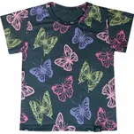 Tričko s krátkým rukávem Butterfly; Barva: šedá; Velikost: 98