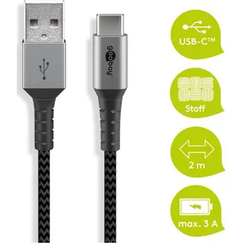 Datový kabel GOOBAY Kabel USB 2.0 USB A vidlice,USB C vidlice 2m 480Mbps