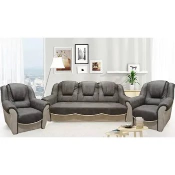 Sedací souprava Sedací souprava Bára 3f+1+1 - šedá - doprava zdarma - SLEVA 3% s kodem radost25