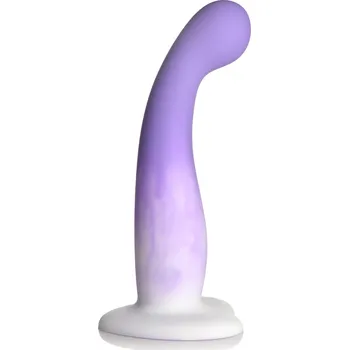Dildo Simply Sweet Slim G-Spot Silicone Dildo 7" Purple/White