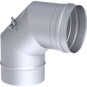 Příslušenství pro digestoř G.Gastro Čistící trubkové koleno - 90° pevný - z nerezové oceli - Ø 250 mm