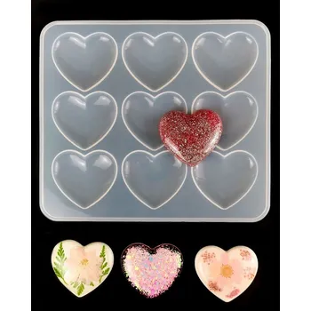 Forma na odlévání Silikonová forma – velká srdíčka