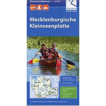 Wasserwanderkarte Mecklenburgische Kleinseenplatte 1 : 50 000 – Klaus Klemmer (DE)