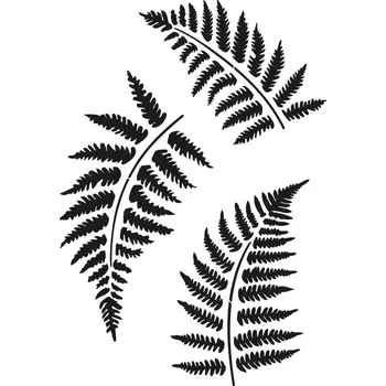 Šablona Kapradí, 20 x 30 cm, plast