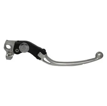 Adjustable folding lever ACCOSSATO aluminium, master cylinder stříbrná LV011S-NRST