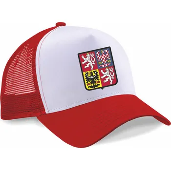 Kšiltovka ON-DESIGN Kšiltovka Snapback Trucker s českým znakem Velikost: uni, Barva: červená-bílá