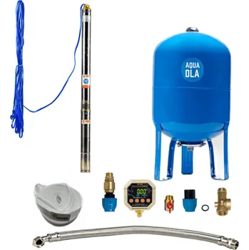 Domácí vodárna PRODO Domácí vodárna s ponorným čerpadlem 3Ti-20 / 50l - RTS - odolnost proti písku s Digitálním tlakovým spínačem - Prodloužená záruka 4 roky