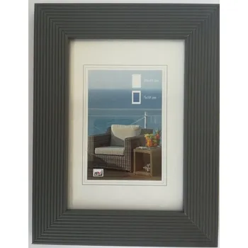 Rám na obraz Dřevěný fotorámeček HR-23 20x30 šedivý kph