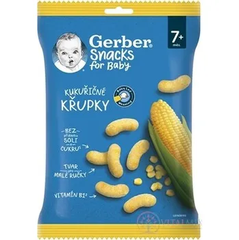 Gerber Snacks Kukuřičné CHRUMKY (od ukonč. 7. měsíce) 28 g
