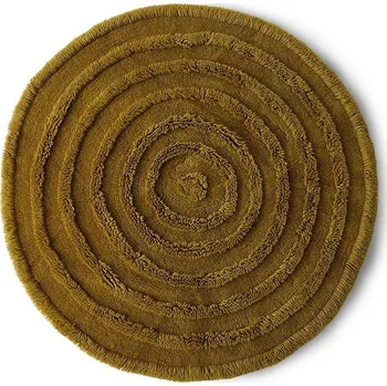 Koberec Zelený kulatý vlněný koberec Tippo - Ø 150 cm